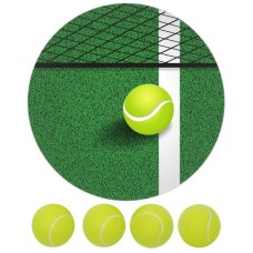3983164RZ Tenis imagine comestibila rotunda din zahar D20cm